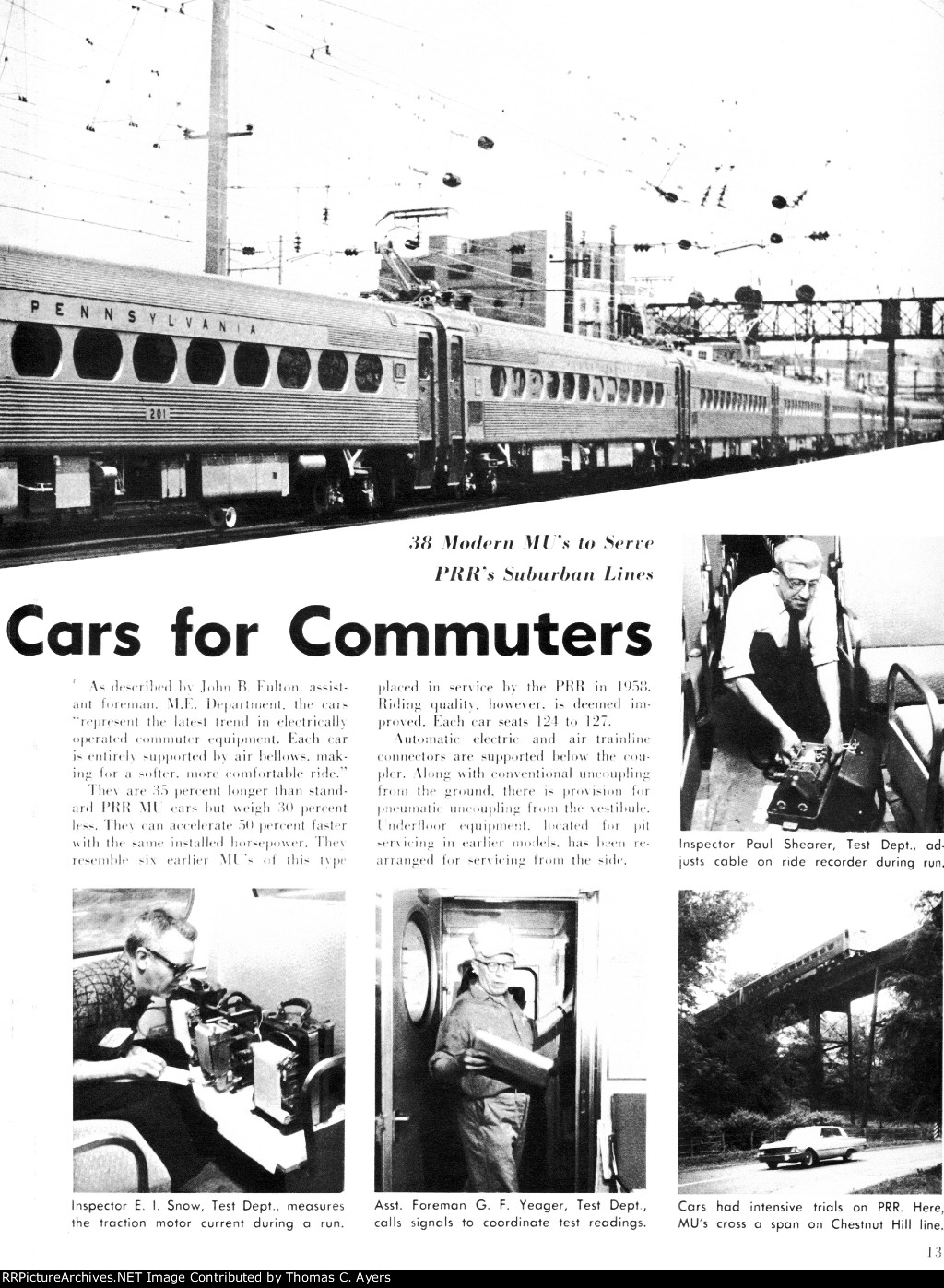 "New Cars For Commuters," Page 13, 1963